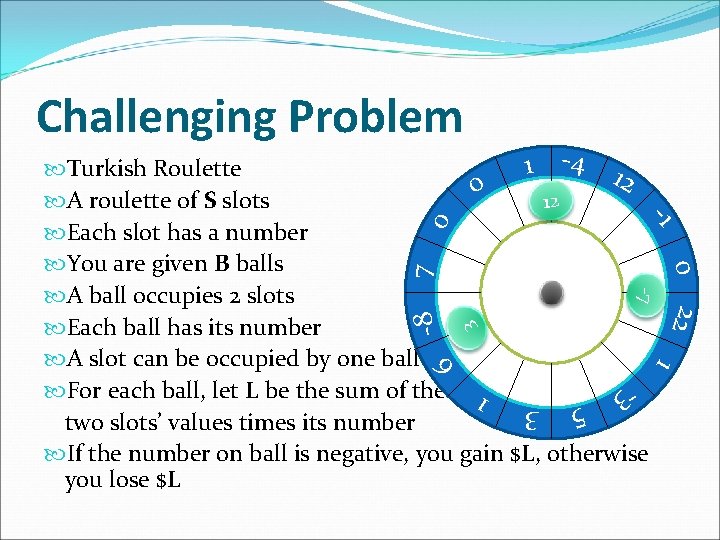 Challenging Problem 1 3 6 -8 -7 0 22 7 0 -1 1 -4