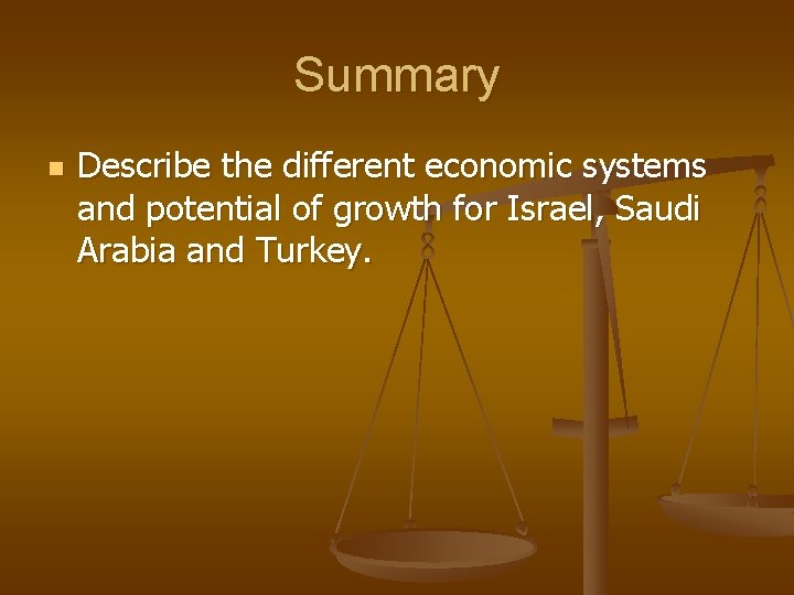 Economic Systems of the Middle East n n