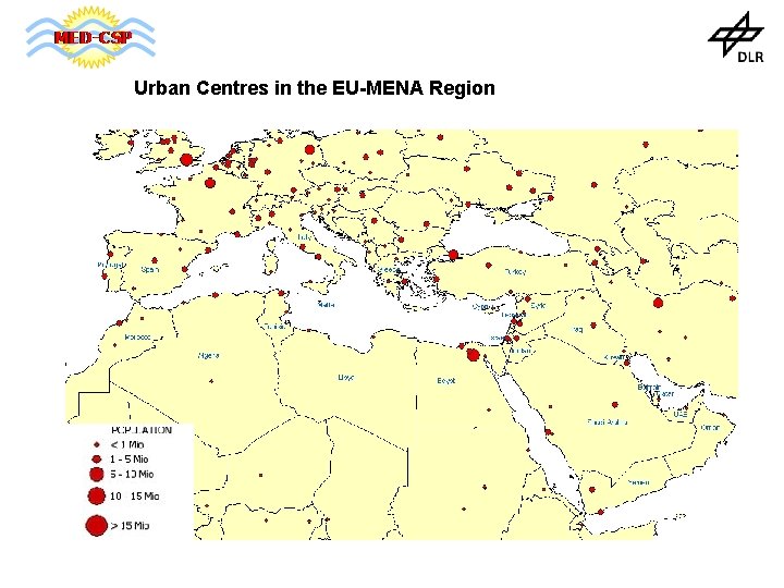 Urban Centres in the EU-MENA Region 