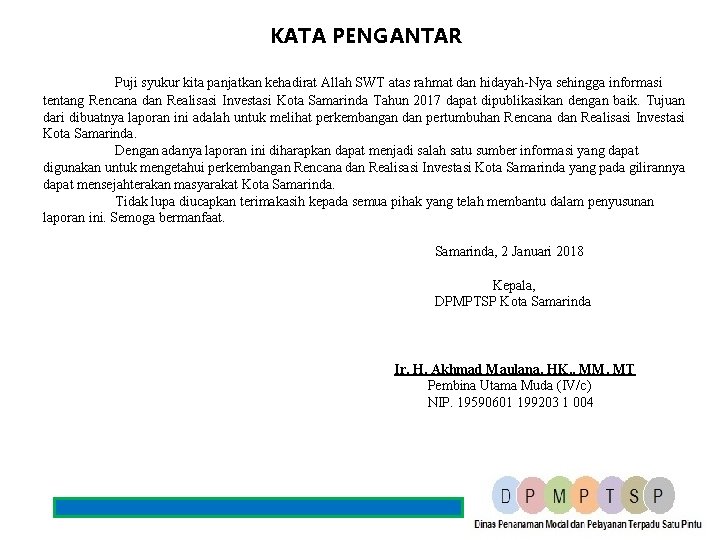 KATA PENGANTAR Puji syukur kita panjatkan kehadirat Allah SWT atas rahmat dan hidayah-Nya sehingga