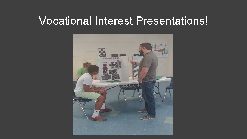 Vocational Interest Presentations! 