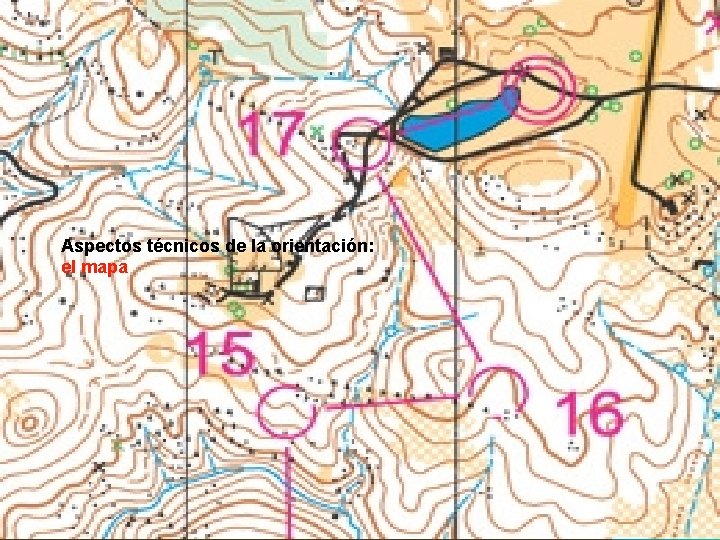 Aspectos técnicos de la orientación: el mapa 