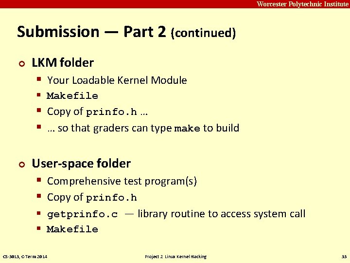 Carnegie Mellon Worcester Polytechnic Institute Submission — Part 2 (continued) ¢ LKM folder § Carnegie Mellon Worcester Polytechnic Institute Submission — Part 2 (continued) ¢ LKM folder §