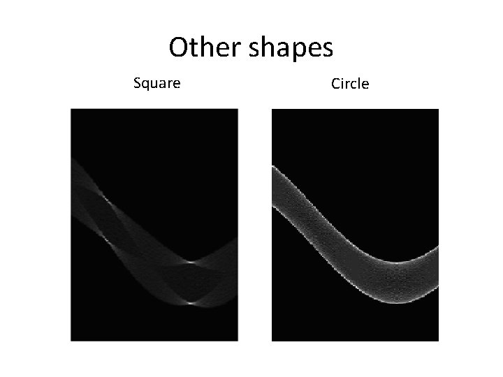 Other shapes Square Circle 