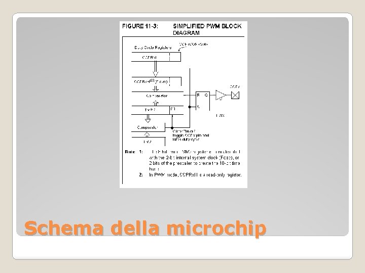 Schema della microchip 