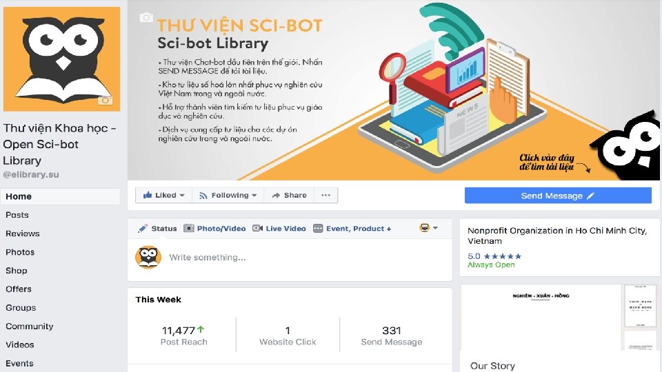 SCIBOT THE FIRST CHATBOT FOR ELECTRONICAL LIBRARY ELECTRONICAL