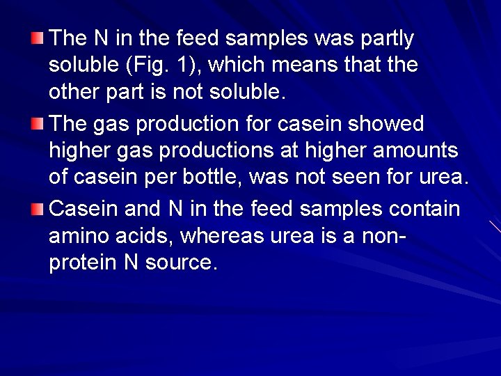 The N in the feed samples was partly soluble (Fig. 1), which means that