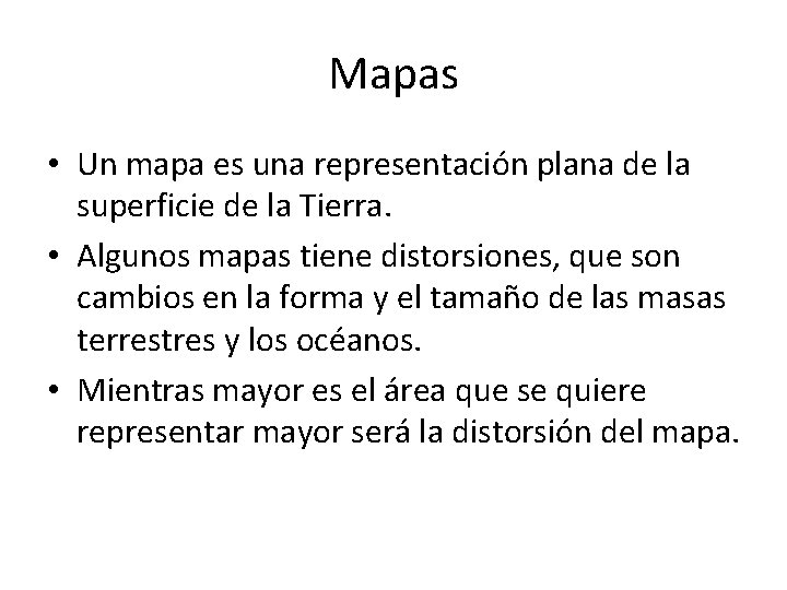Mapas de la Superficie Terrestre Preparado por S