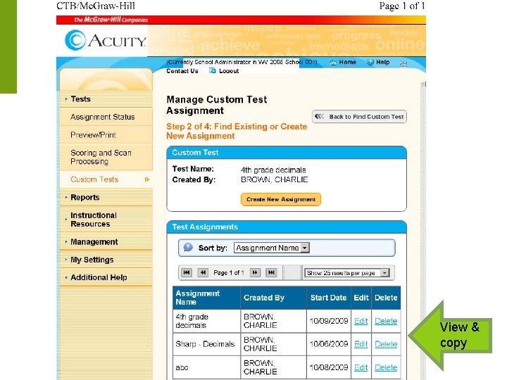 View & copy WVDE 2009 SETLA View & copy WVDE 2009 SETLA