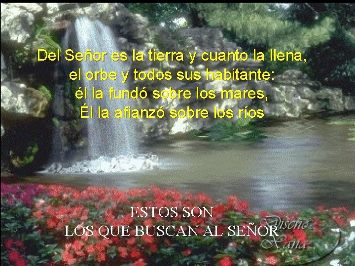 Del Señor es la tierra y cuanto la llena, el orbe y todos sus