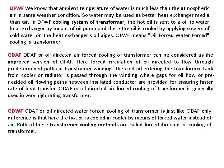 OFWF We know that ambient temperature of water is much less than the atmospheric