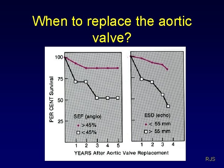 When to replace the aortic valve? RJS 