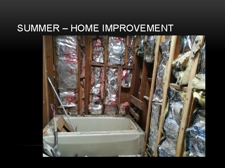 SUMMER – HOME IMPROVEMENT 