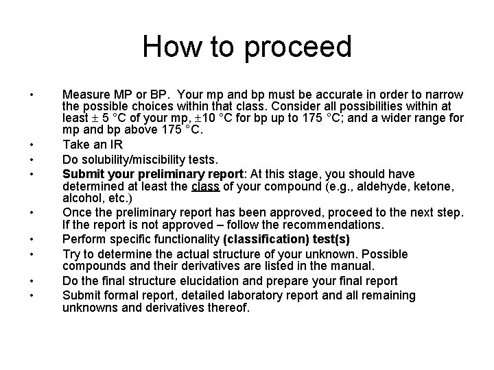 How to proceed • • • Measure MP or BP. Your mp and bp