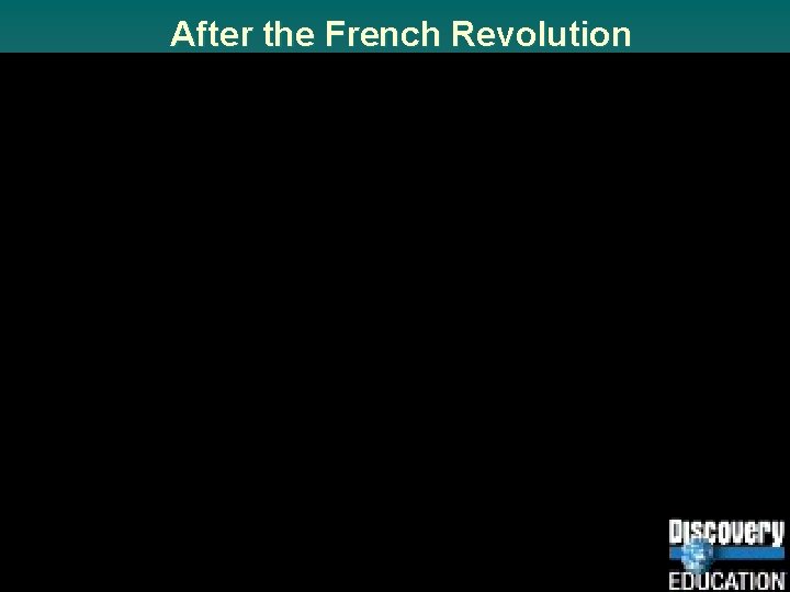After the French Revolution 