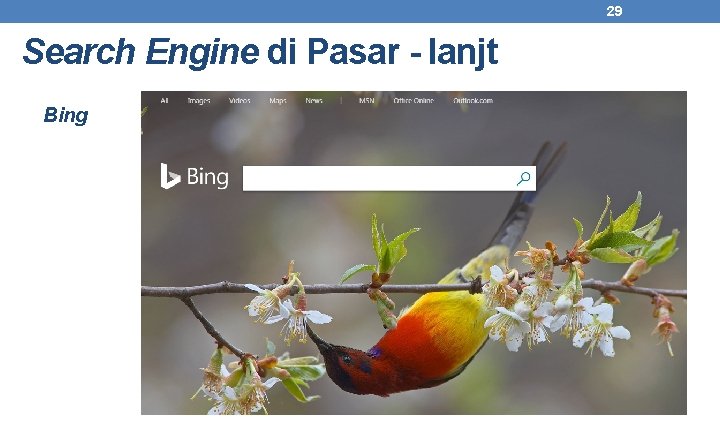29 Search Engine di Pasar - lanjt Bing 