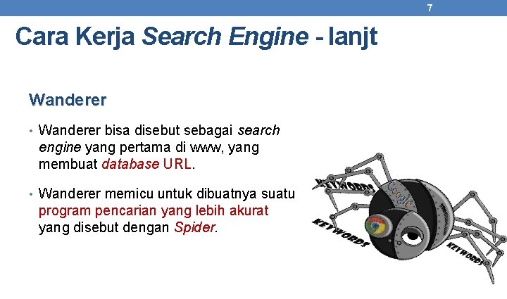 7 Cara Kerja Search Engine - lanjt Wanderer • Wanderer bisa disebut sebagai search