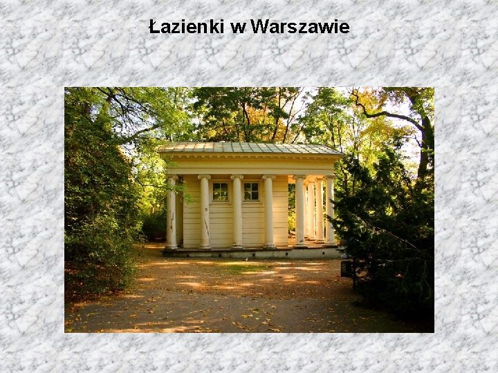 Łazienki w Warszawie 