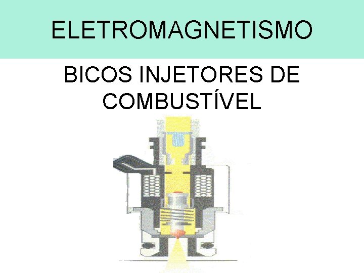 ELETROMAGNETISMO BICOS INJETORES DE COMBUSTÍVEL 