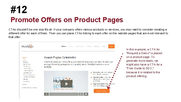 #12 Promote Offers on Product Pages CTAs shouldn’t be one size fits all. If