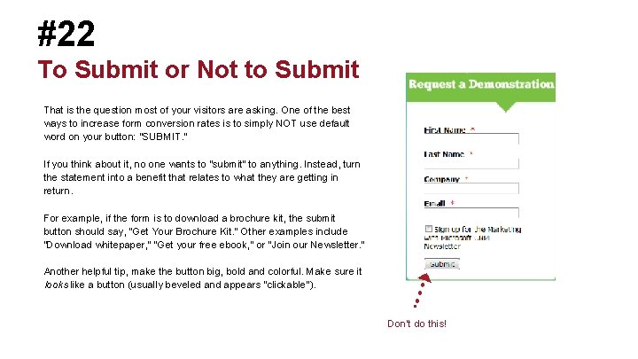 #22 To Submit or Not to Submit That is the question most of your