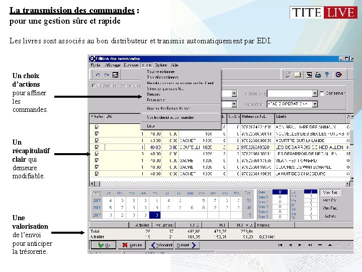 La transmission des commandes : pour une gestion sûre et rapide . Les livres La transmission des commandes : pour une gestion sûre et rapide . Les livres