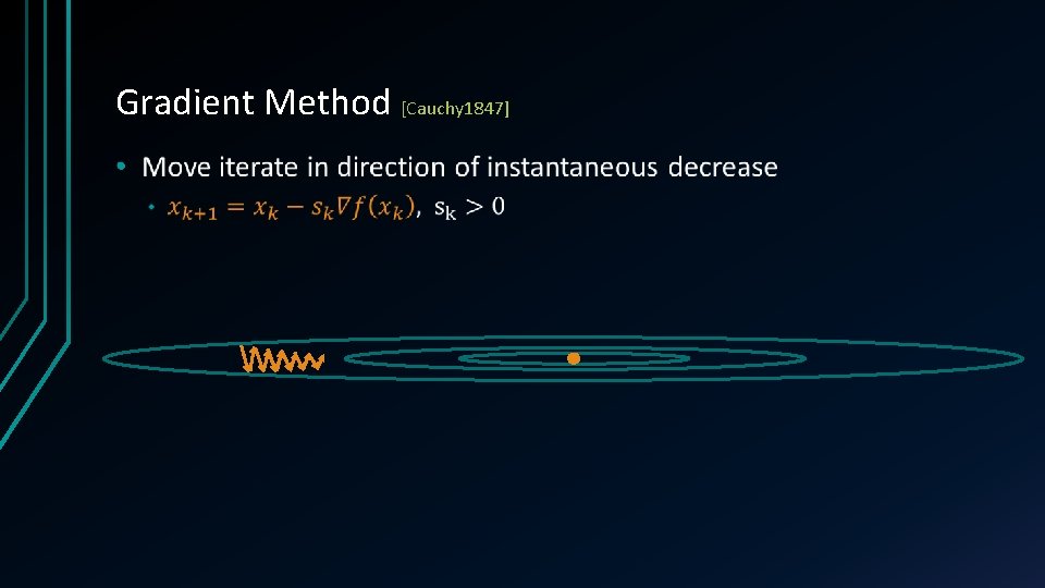 Gradient Method [Cauchy 1847] • 