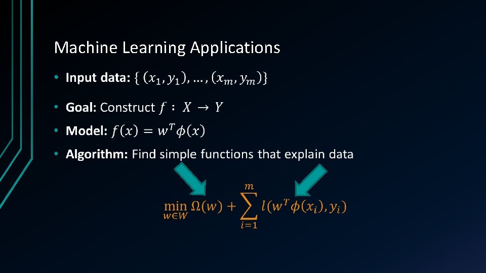 Machine Learning Applications • 