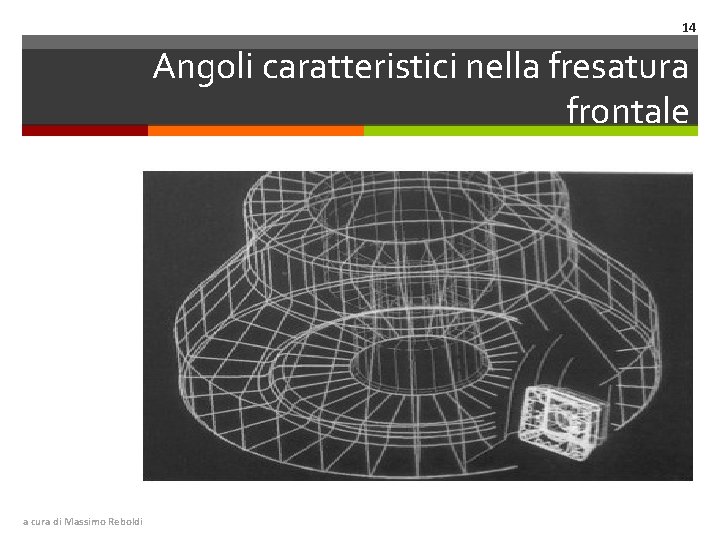 14 Angoli caratteristici nella fresatura frontale a cura di Massimo Reboldi 