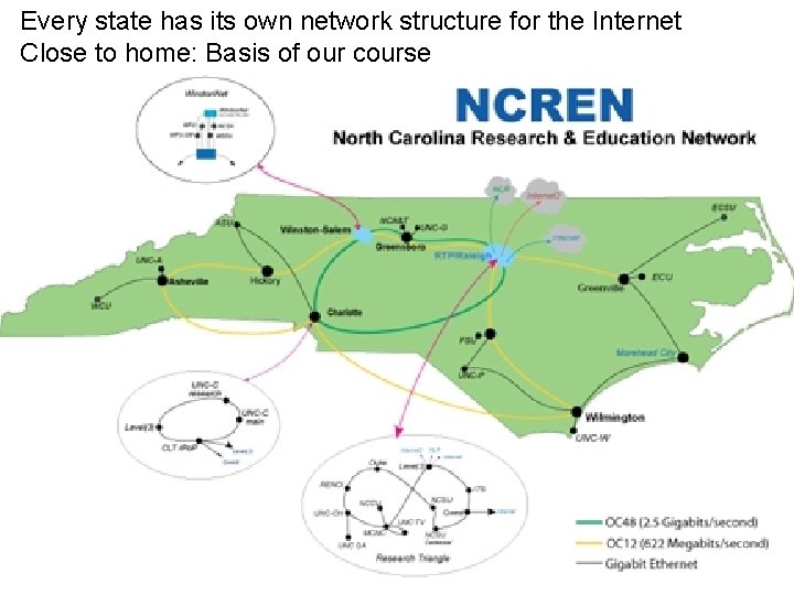 Every state has its own network structure for the Internet Close to home: Basis