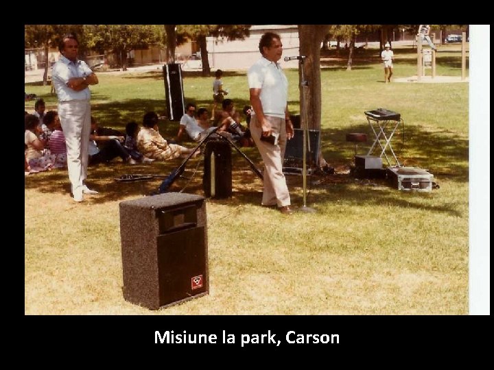 Misiune la park, Carson 