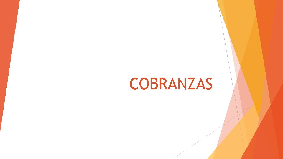 COBRANZAS 