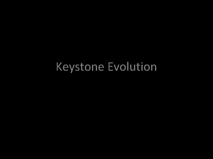 Keystone Evolution 