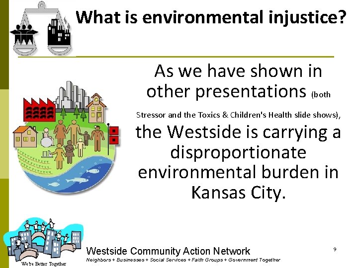 What is environmental injustice? . As we have shown in other presentations (both the