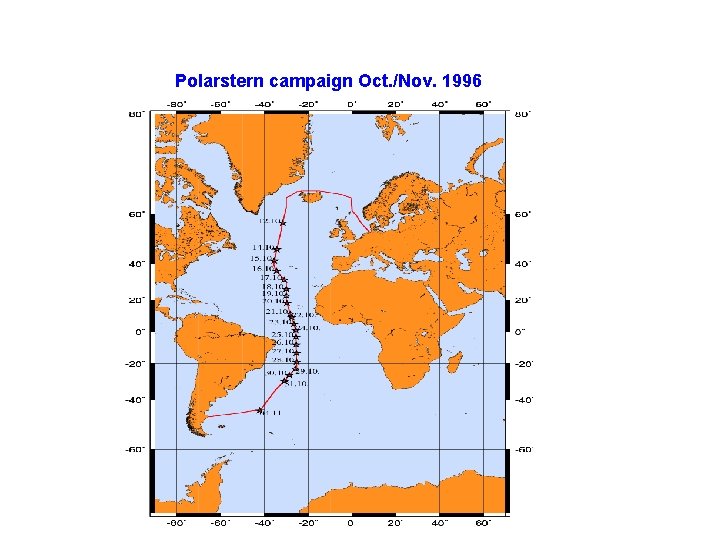 Polarstern campaign Oct. /Nov. 1996 