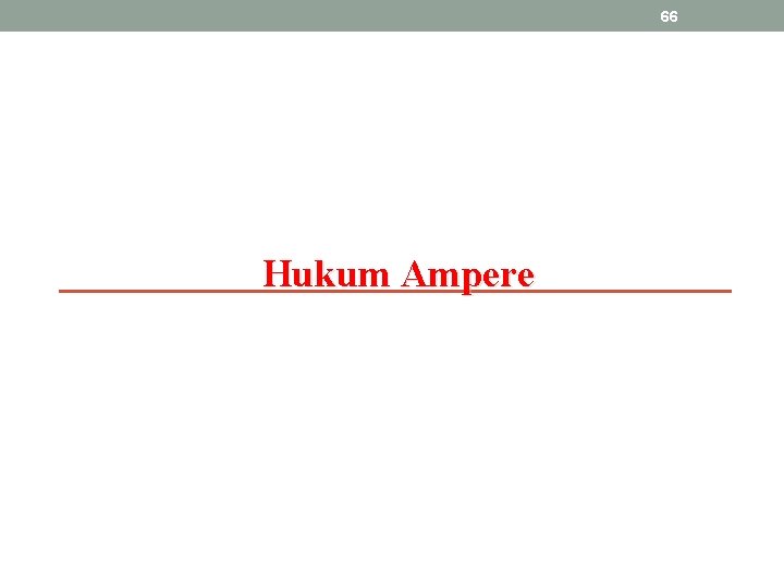 66 Hukum Ampere 