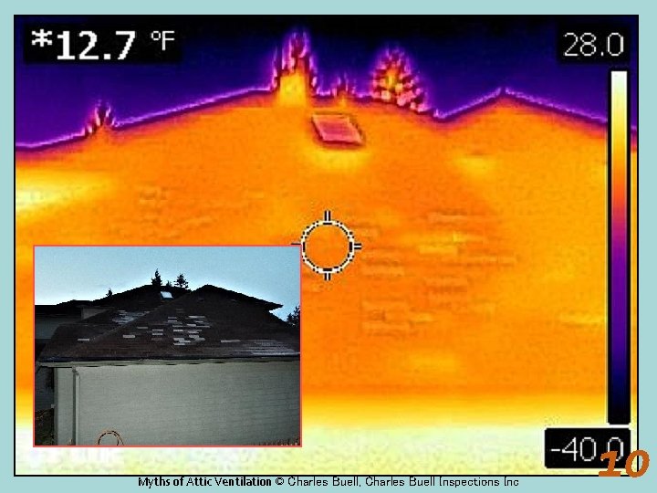 Myths of Attic Ventilation © Charles Buell, Charles Buell Inspections Inc 10 