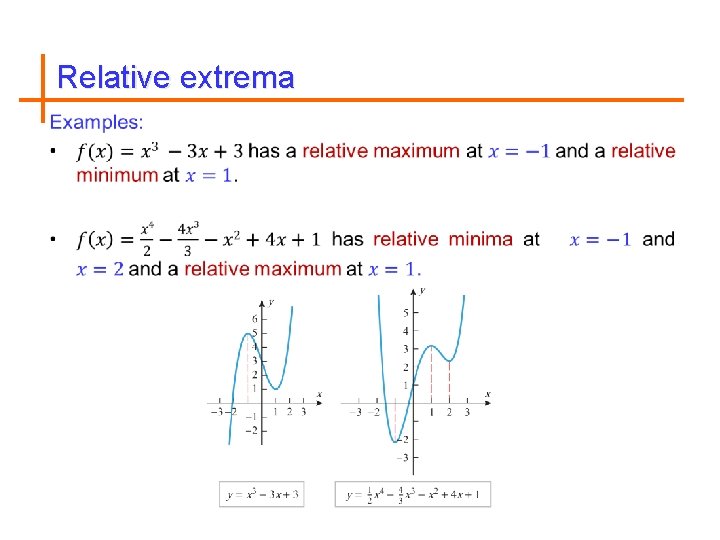 Relative extrema 