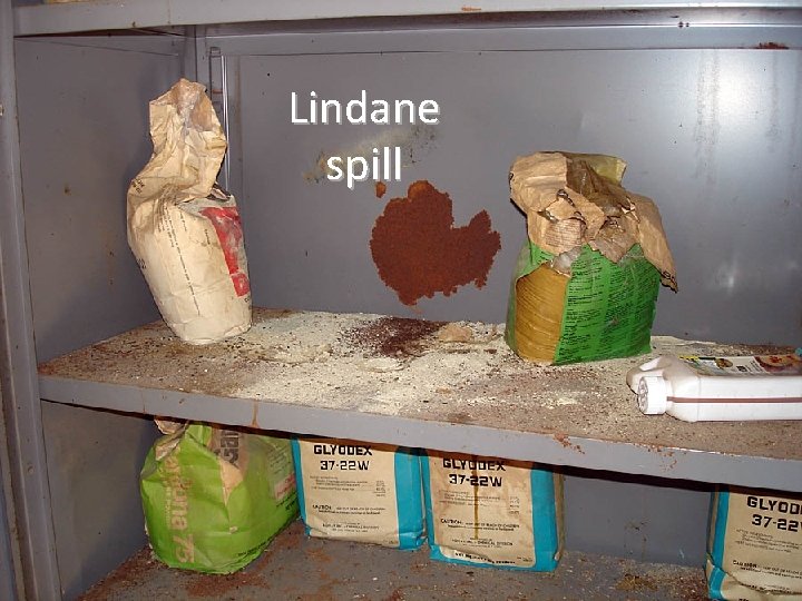 Lindane spill 