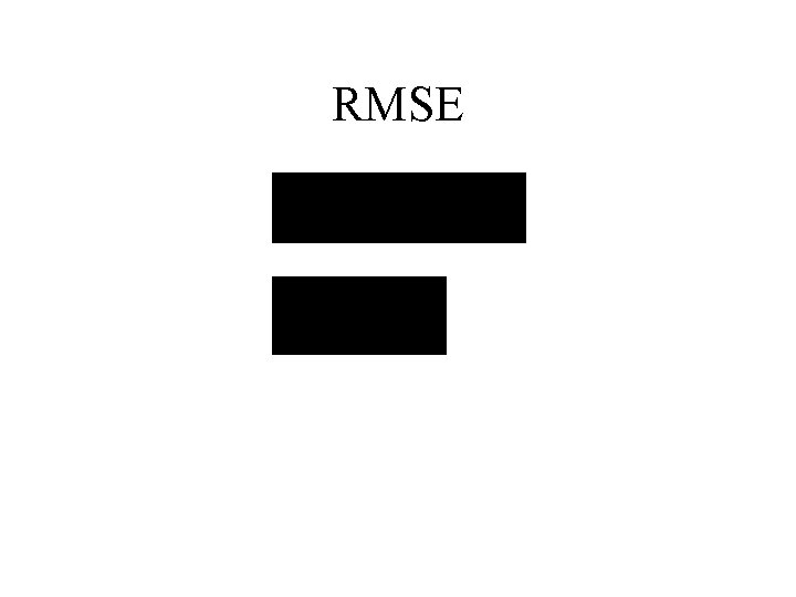 RMSE 