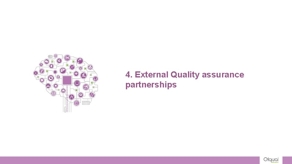 4. External Quality assurance partnerships 4. External Quality assurance partnerships