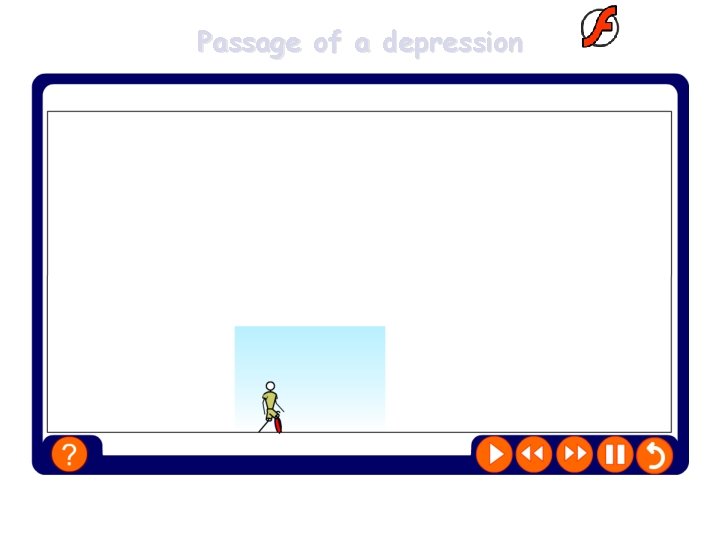 Passage of a depression 