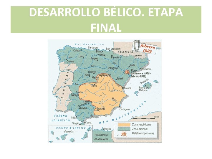 DESARROLLO BÉLICO. ETAPA FINAL 