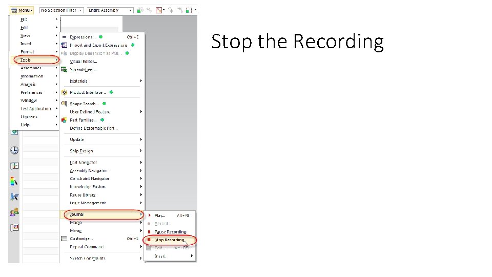 Stop the Recording 