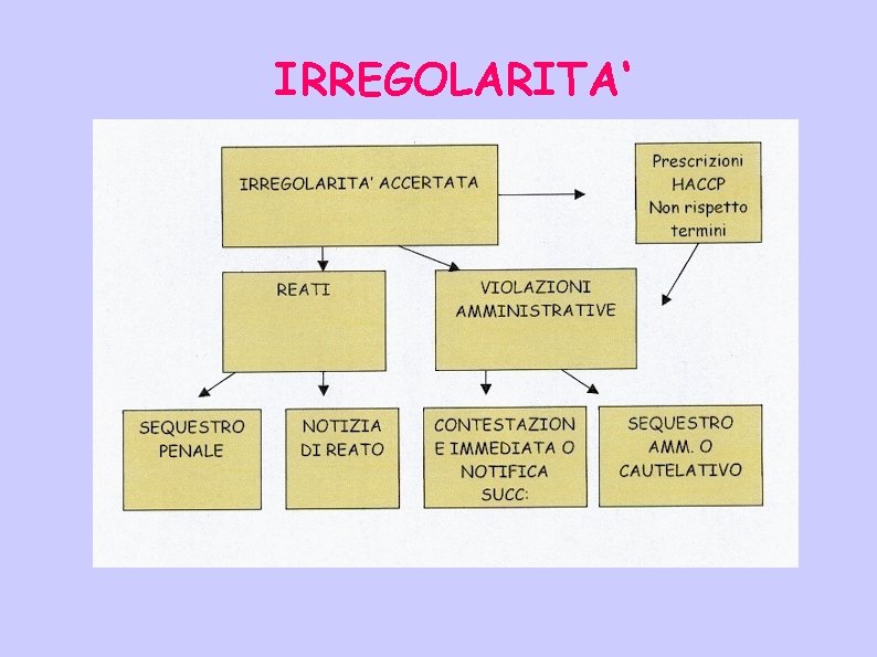 IRREGOLARITA‘ 