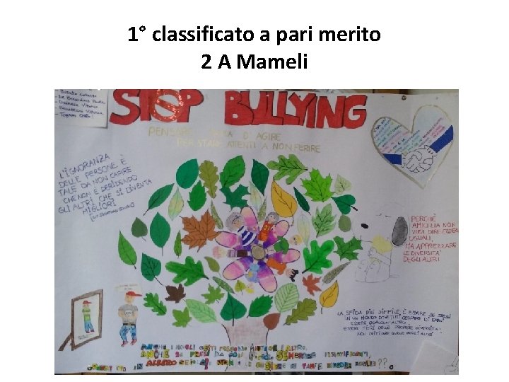 1° classificato a pari merito 2 A Mameli 