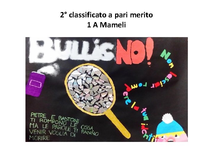 2° classificato a pari merito 1 A Mameli 