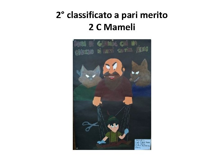 2° classificato a pari merito 2 C Mameli 