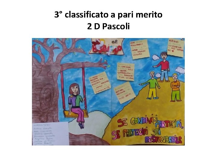 3° classificato a pari merito 2 D Pascoli 