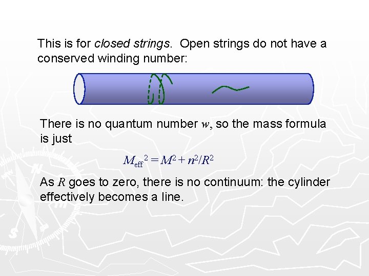 This is for closed strings. Open strings do not have a conserved winding number:
